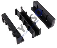 KONE slofvoering, Monospace, Maxispace zwart met ribben, 16mm, inclusief montagerubbers. KONE slofvoering, Monospace, Maxispace zwart met ribben, 16mm, inclusief montagerubbers.