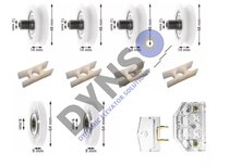 Basis revisieset Fermator / Schindler Compact 40/10, kooi / schachtdeur, Telescoop, 2 vleugels Basis revisieset Fermator / Schindler Compact 40/10, kooi / schachtdeur, Telescoop, 2 vleugels
