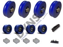 Basis revisiepakket DYNSO Sematic 2000, kooi/schachtdeur 74mm rollen, telescoop, 2 vleugels Basis revisiepakket DYNSO Sematic 2000, kooi/schachtdeur 74mm rollen, telescoop, 2 vleugels