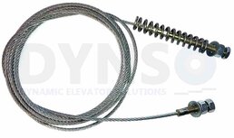 Kone ADX, deurkabel gegal, 1 draadeind 42mmxM8 + 1 draadeind 120mmxM8, ø=3,2, excl veer, L kop tot kop = _____mm. Door klant door te geven (Kabel kan niet retour) Kone ADX, deurkabel gegal, 1 draadeind 42mmxM8 + 1 draadeind 120mmxM8, ø=3,2, excl veer, L kop tot kop = _____mm. Door klant door te geven (Kabel kan niet retour)